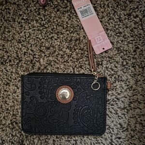 Stone Mountain Accessories Black Embossed Wallet